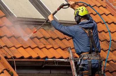Démoussage et hydrofuge de toiture à Esnans